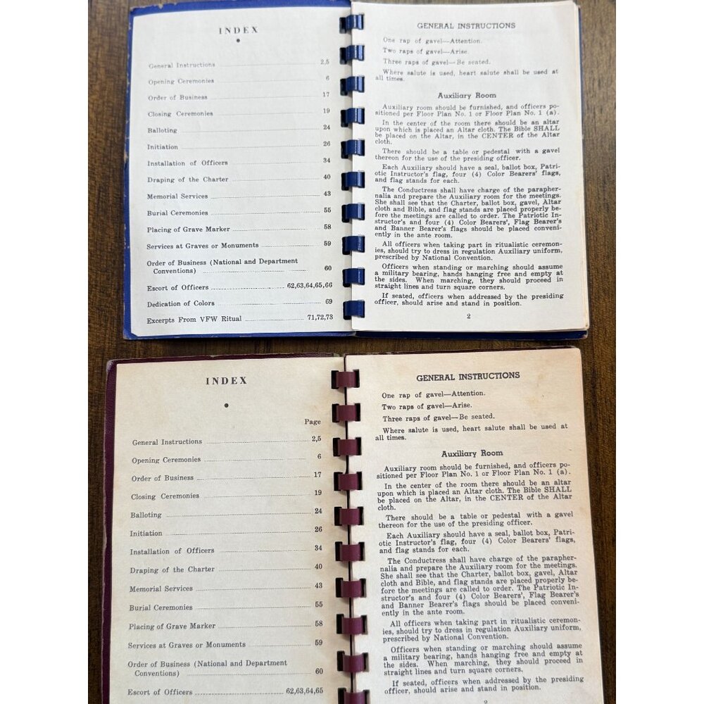 Vtg Ritual Ladies Auxiliary to Veterans of Foreign United States Affairs Booklet - Picture 6 of 8